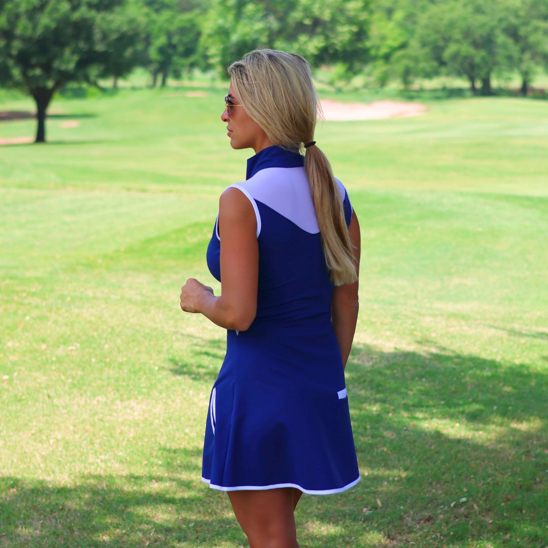 Kim Dress - Navy (XL & XXL Only)